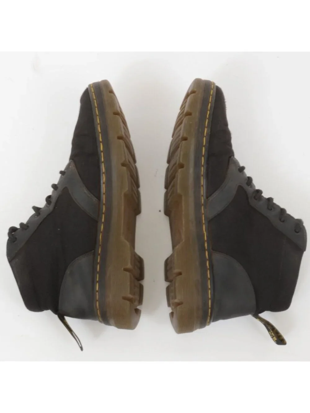 Dr. Martens Bonny Boots Men's 10 Women's 11 Black AirWair Nylon Leather Combat